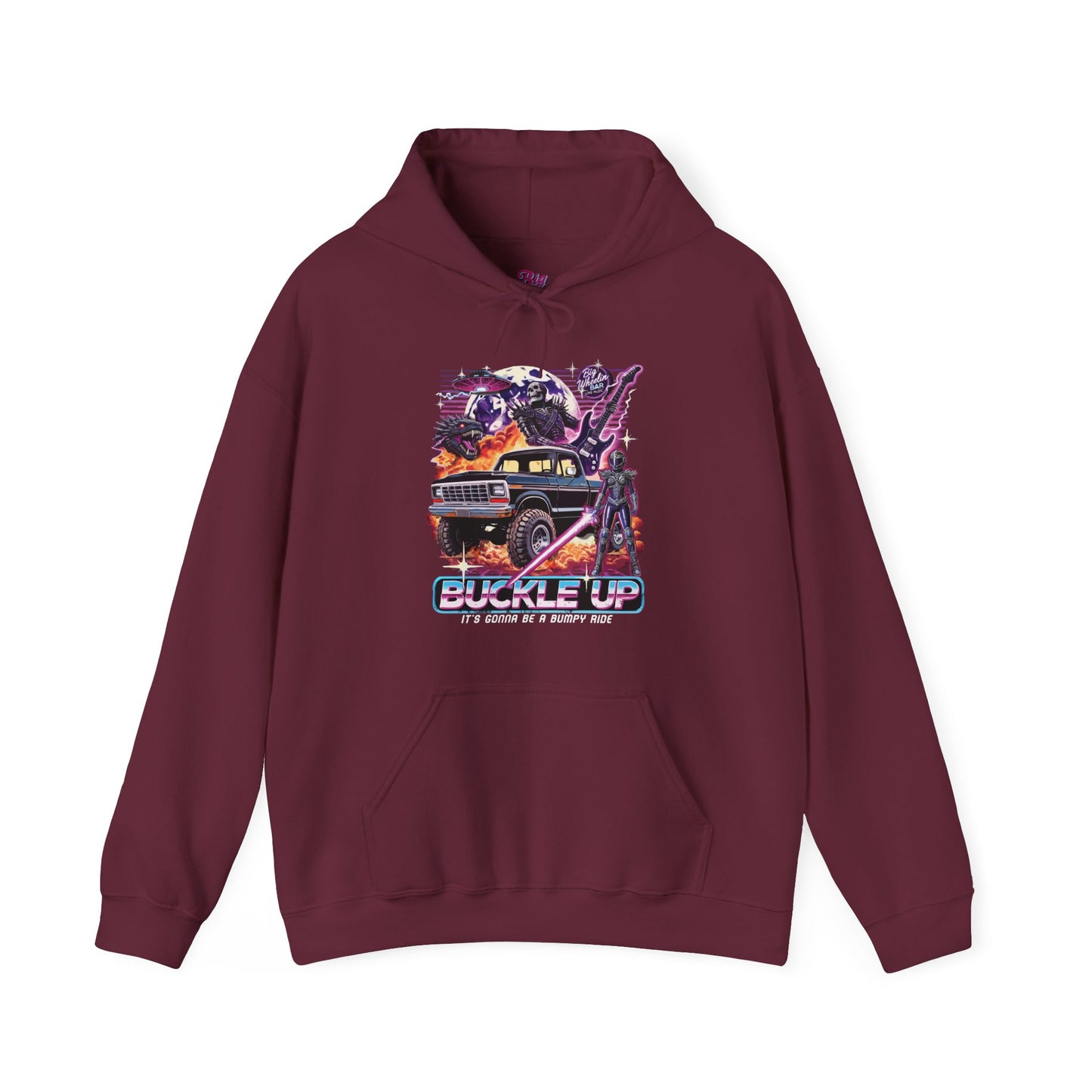 BUCKLE UP Hoodie (Front Graphic)