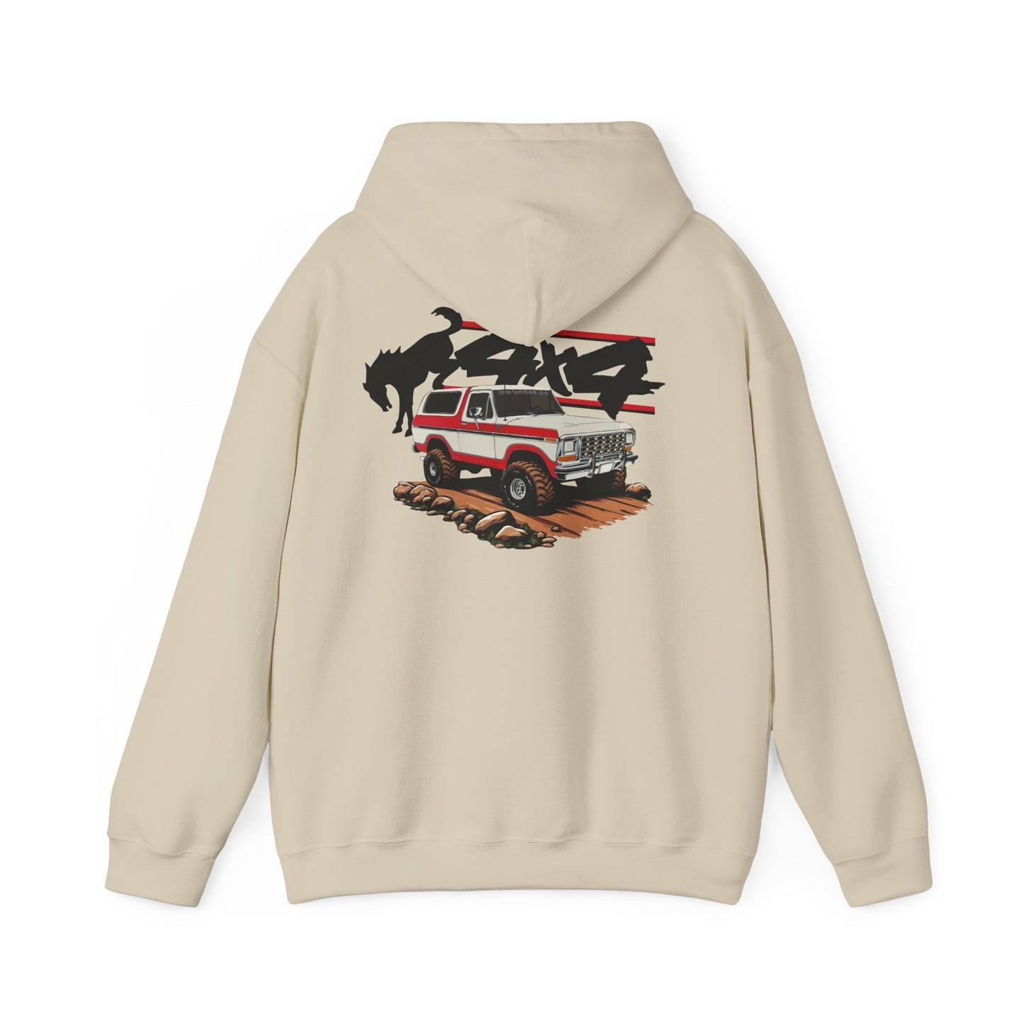 BUCKIN 4X4 Hoodie (Back Graphic)