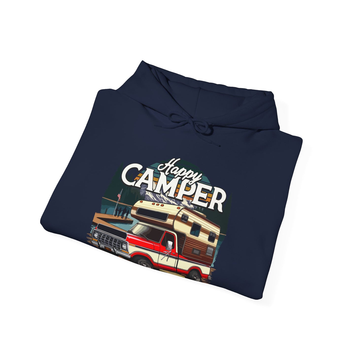 Happy Camper Hoodie (Front Graphic)