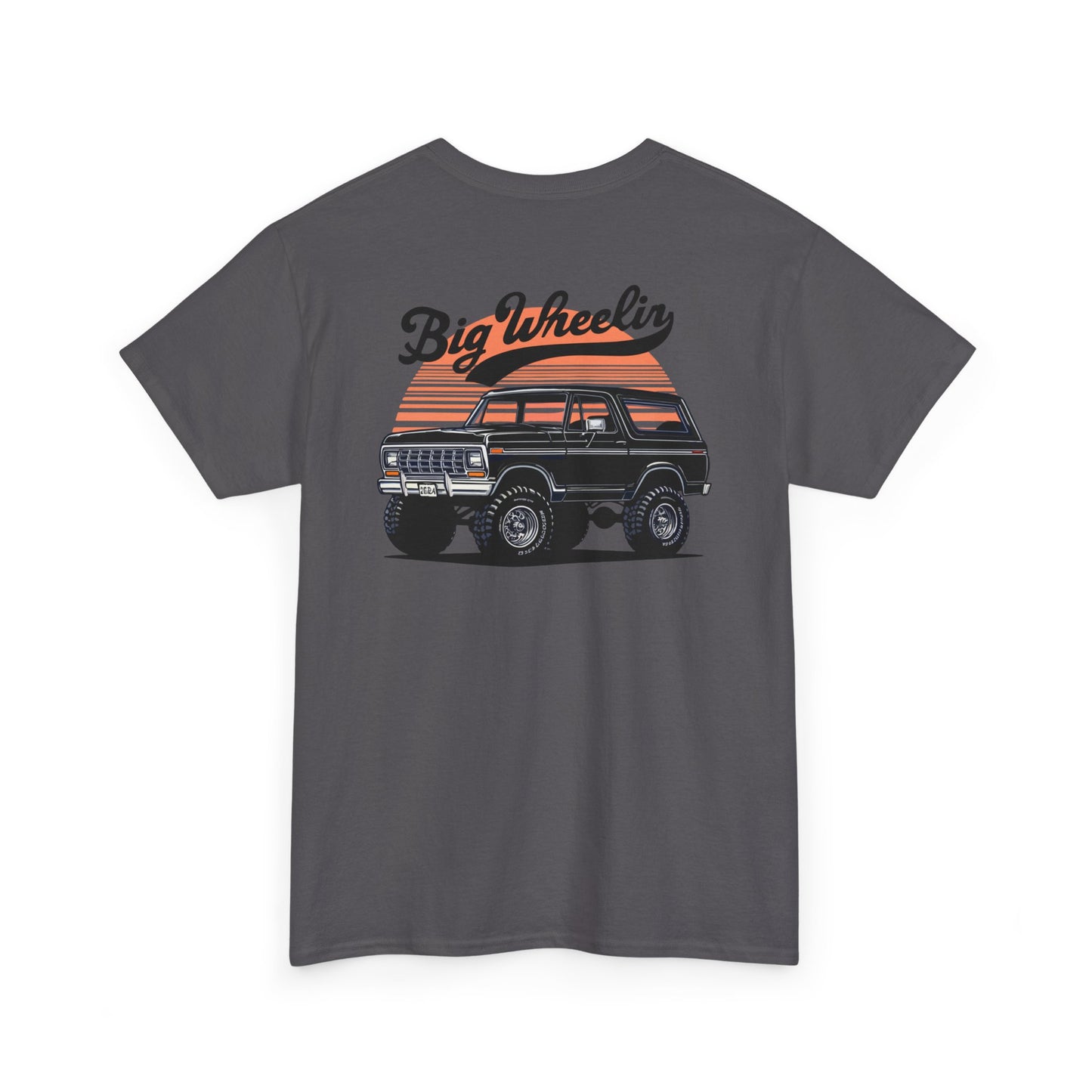 Big Wheelin Black Classic (Back Graphic)