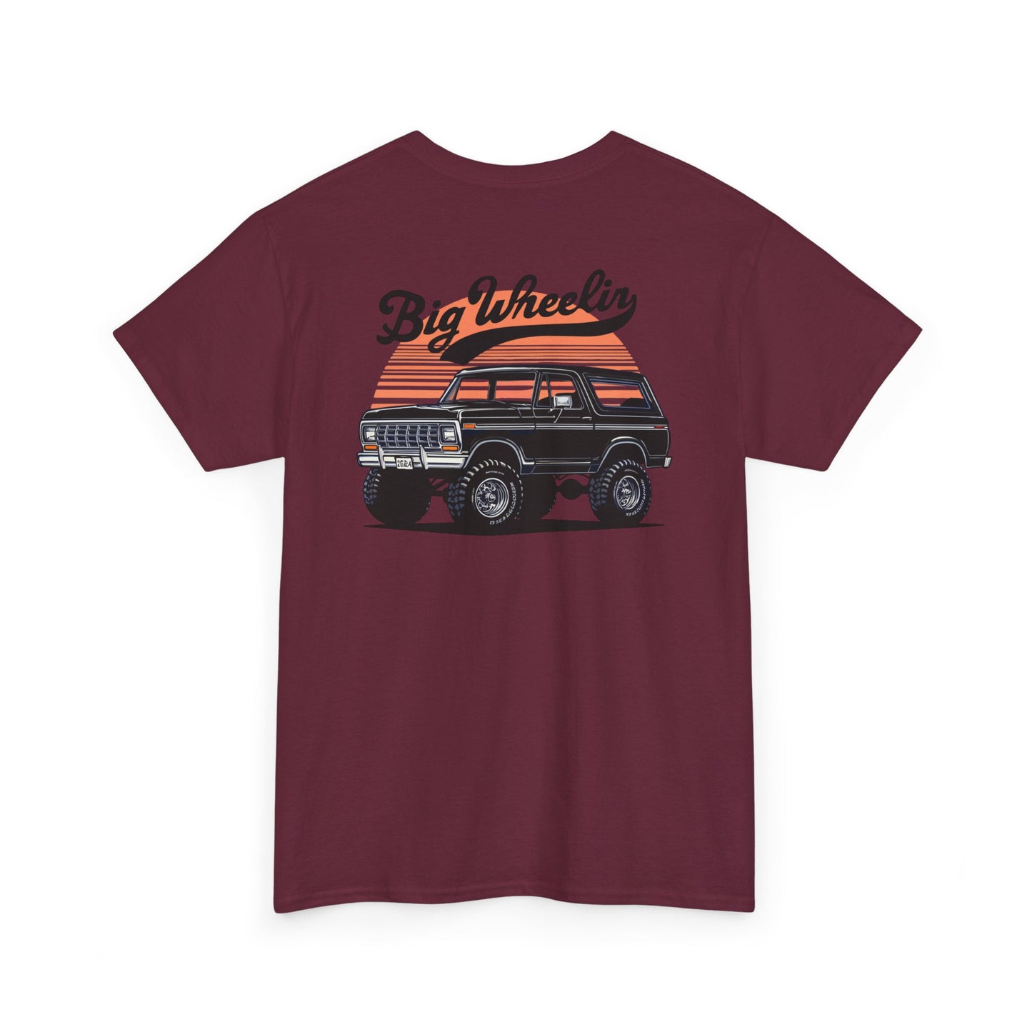 Big Wheelin Black Classic (Back Graphic)