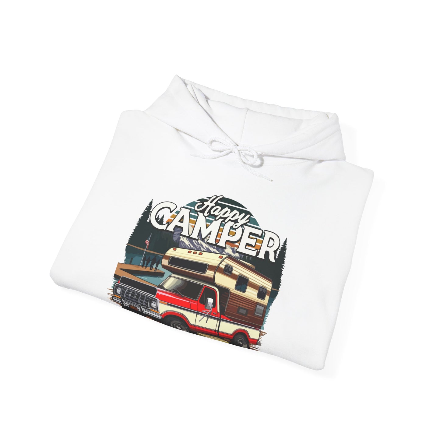 Happy Camper Hoodie (Front Graphic)