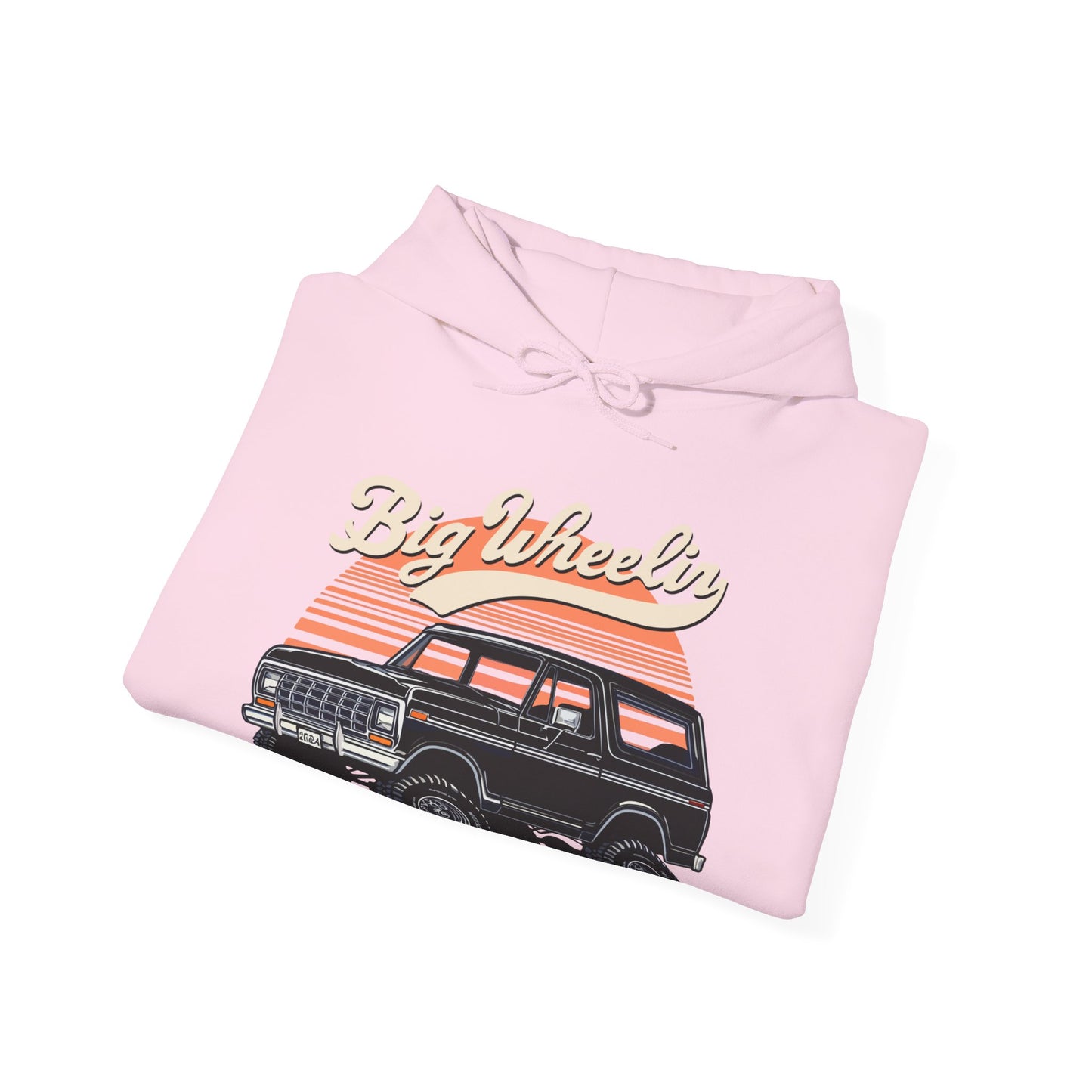 Big Wheelin Classic Hoodie (Front Graphic)