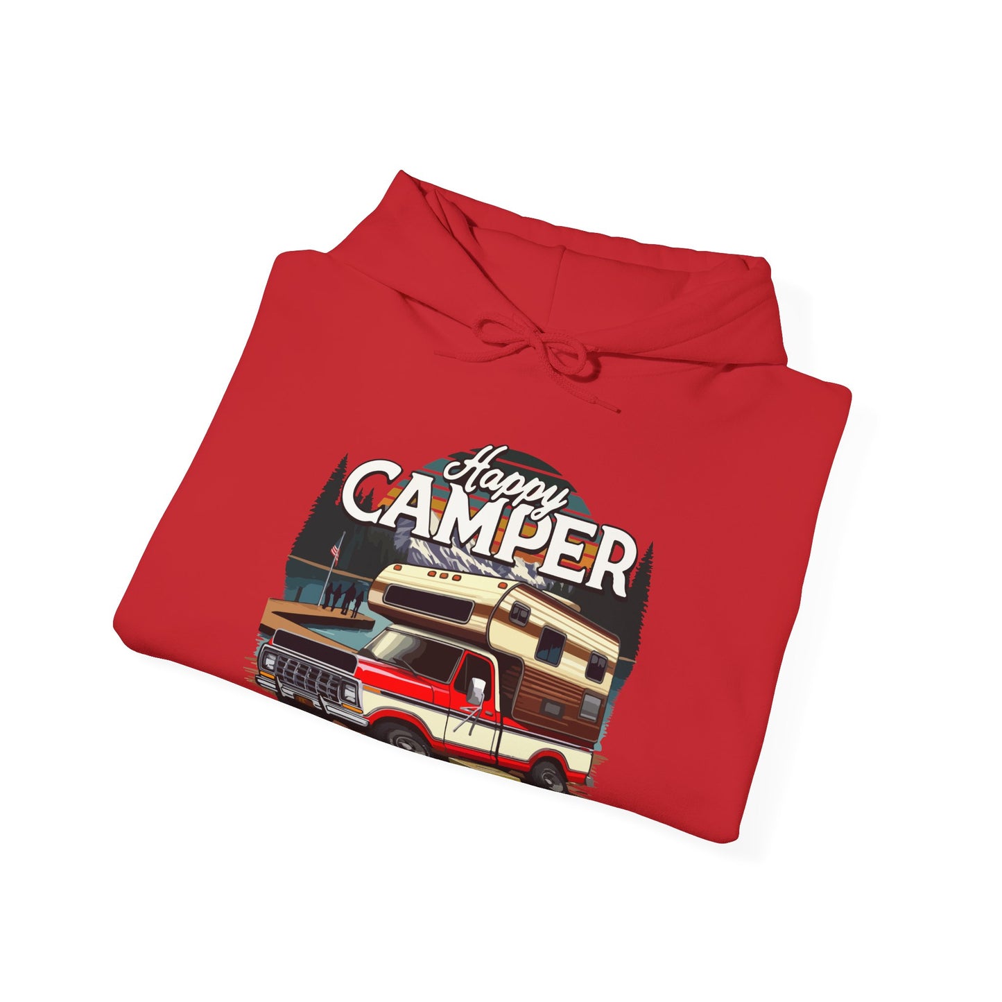 Happy Camper Hoodie (Front Graphic)