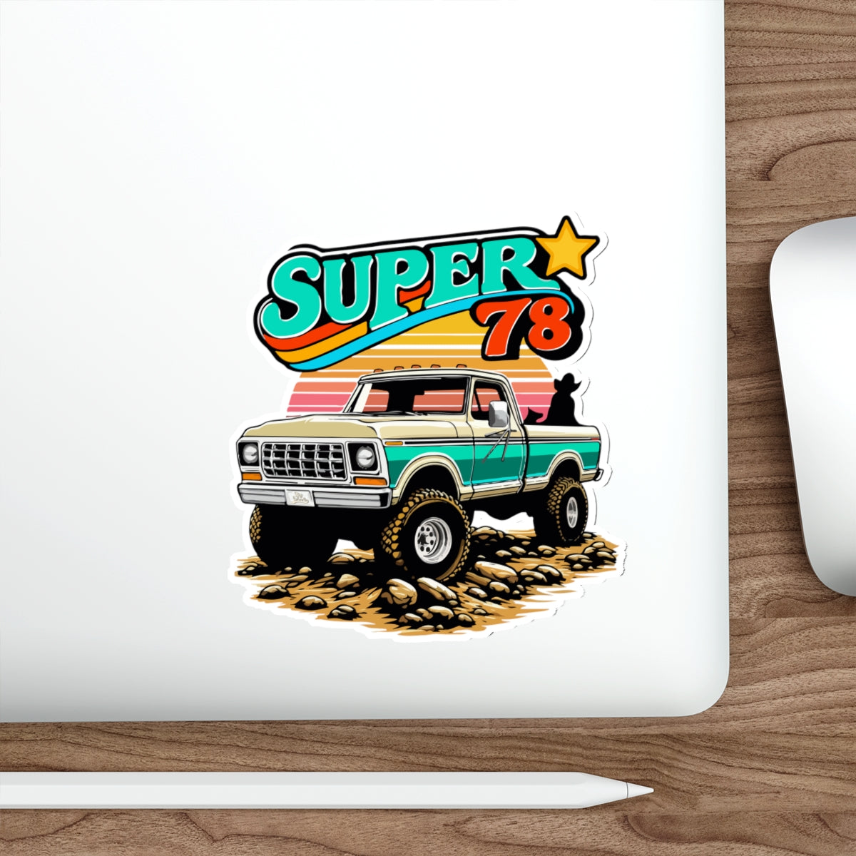 Super 78 Die-Cut Sticker