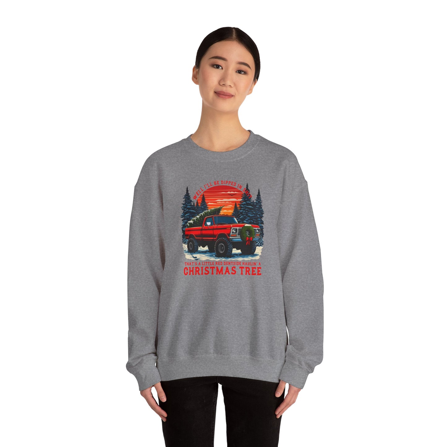 LITTLE RED DENTSIDE Crewneck (Front Graphic)