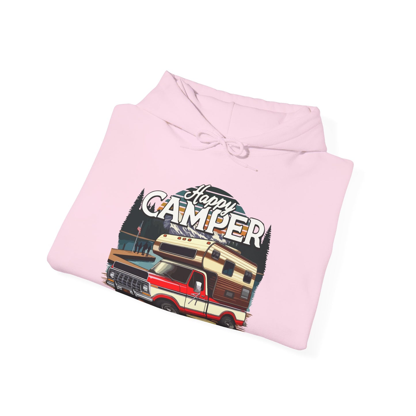 Happy Camper Hoodie (Front Graphic)