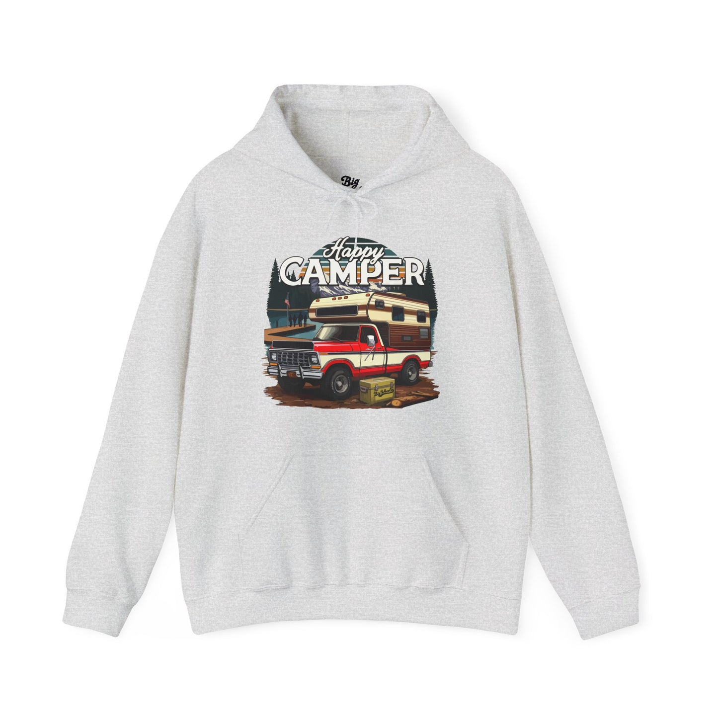 Happy Camper Hoodie (Front Graphic)