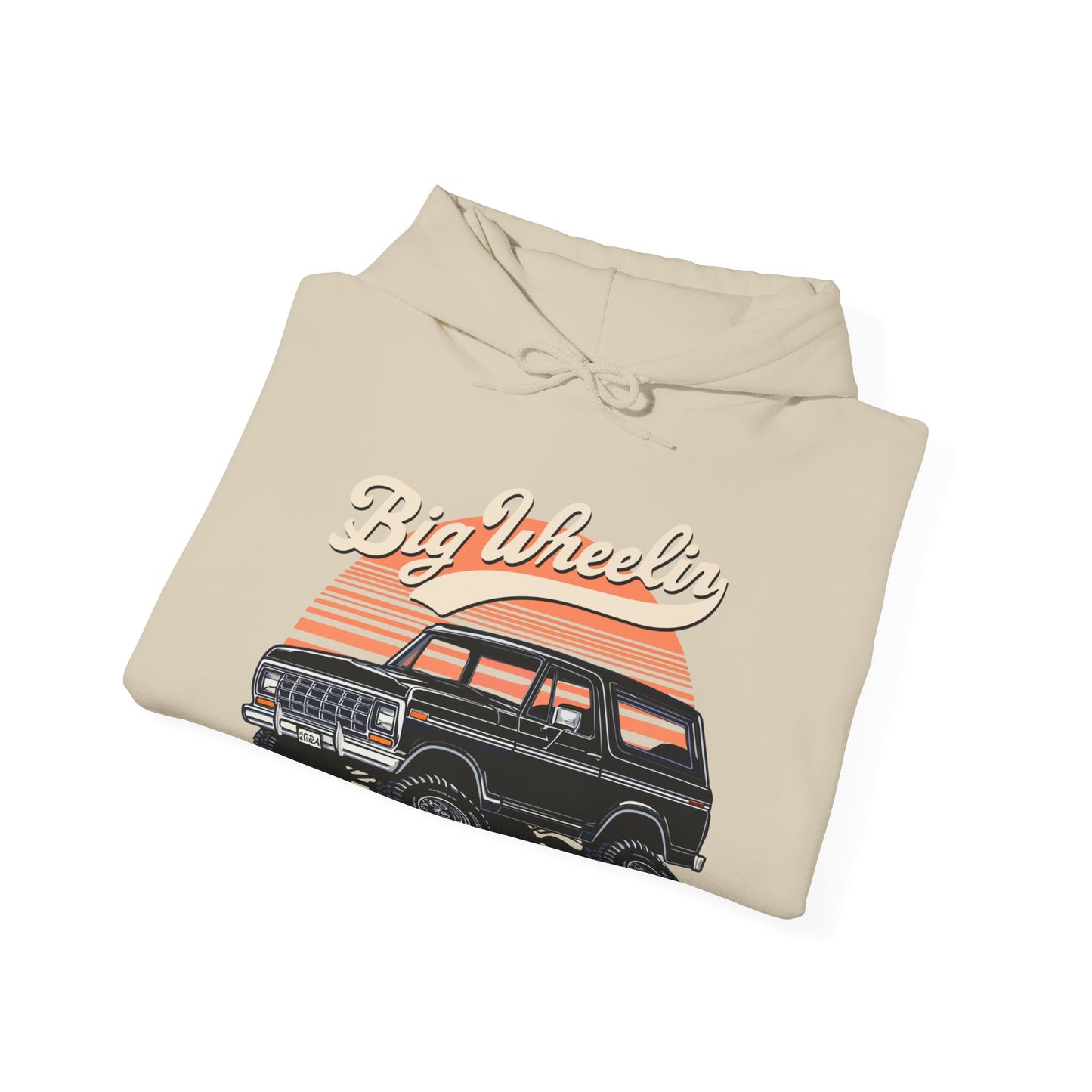 Big Wheelin Classic Hoodie (Front Graphic)