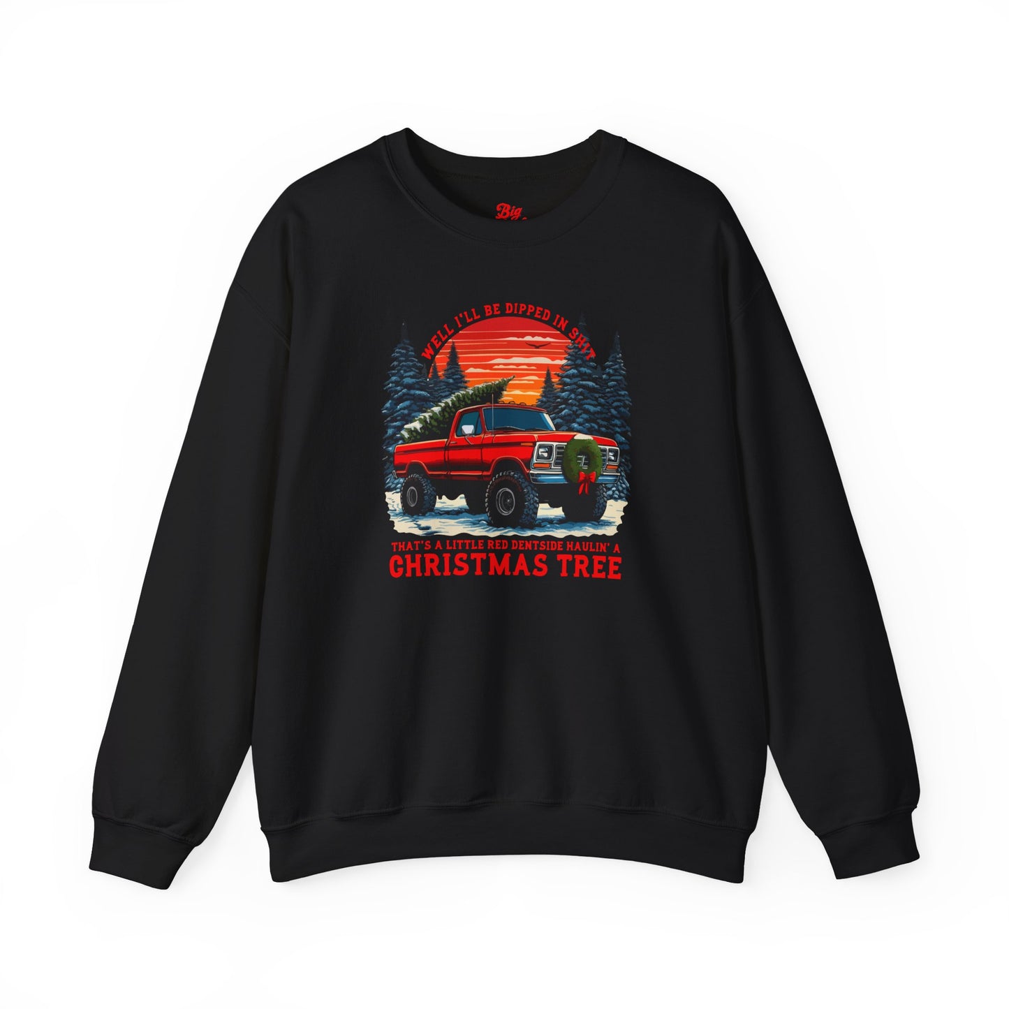 LITTLE RED DENTSIDE Crewneck (Front Graphic)