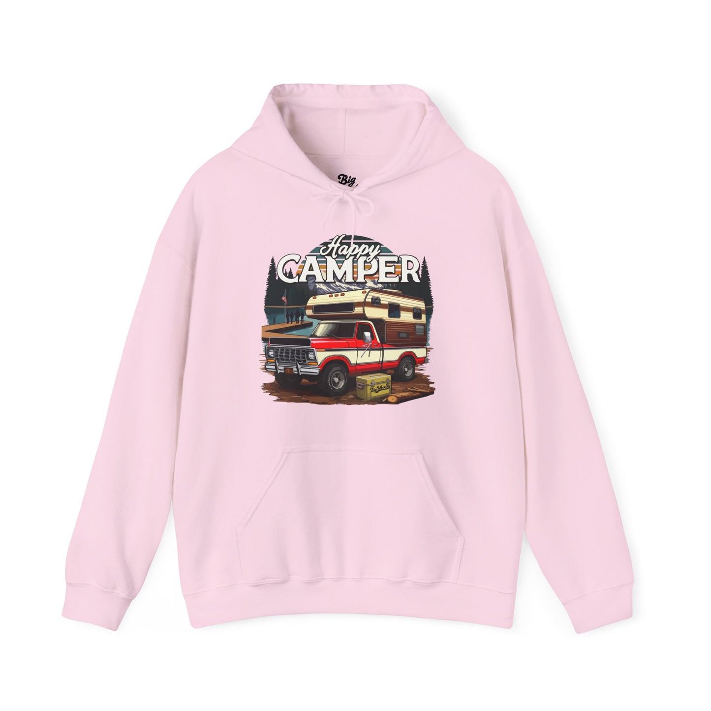 Happy Camper Hoodie (Front Graphic)