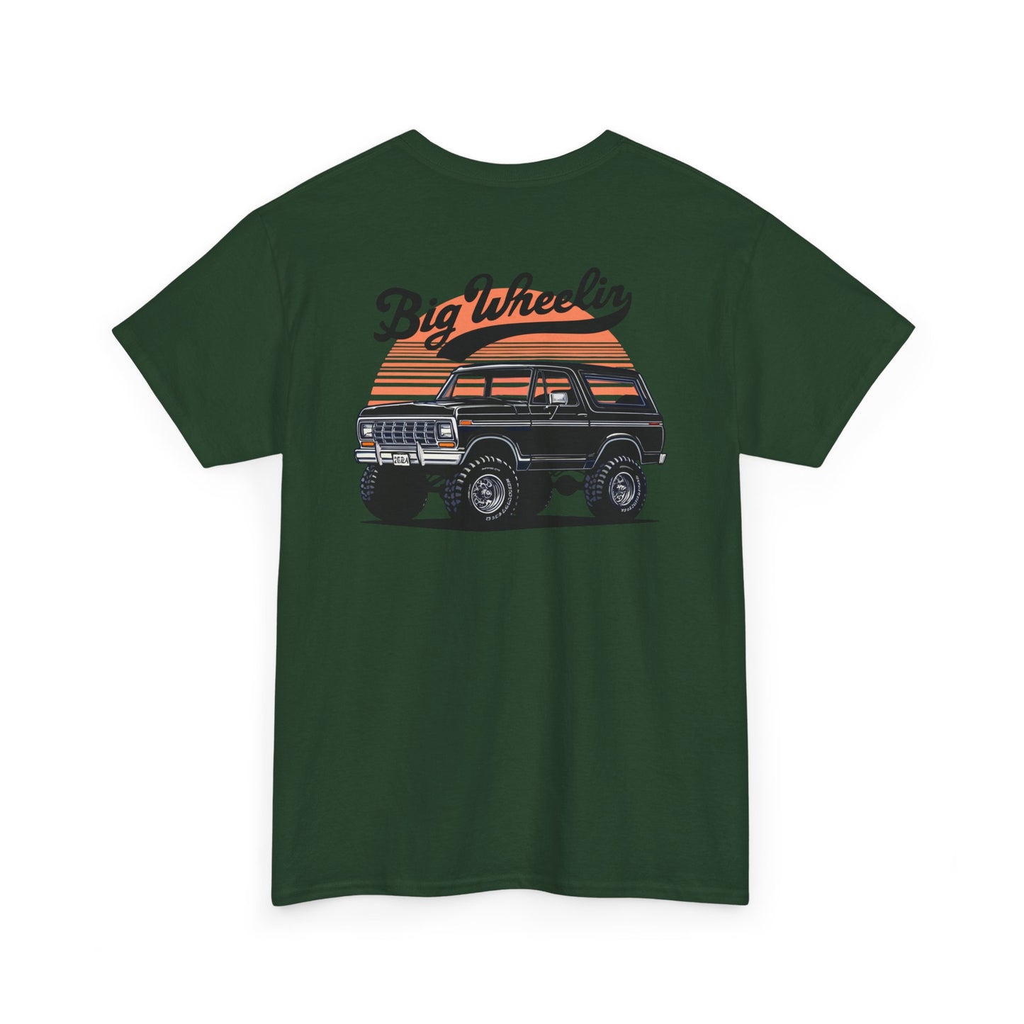 Big Wheelin Black Classic (Back Graphic)