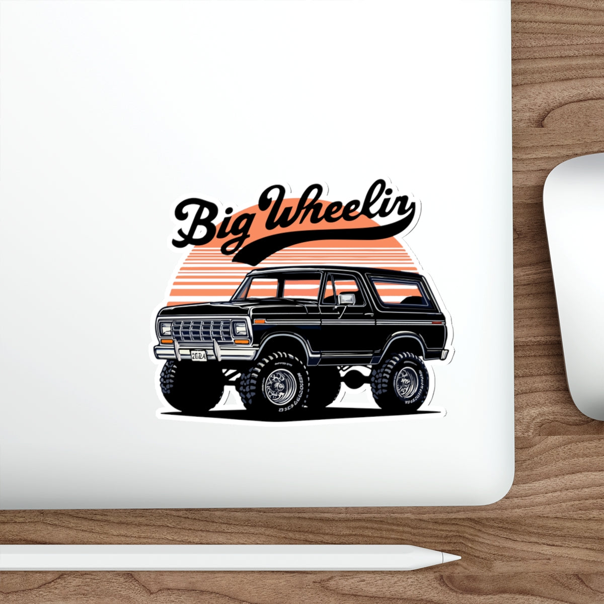 Big Wheelin Classic Die-Cut Sticker