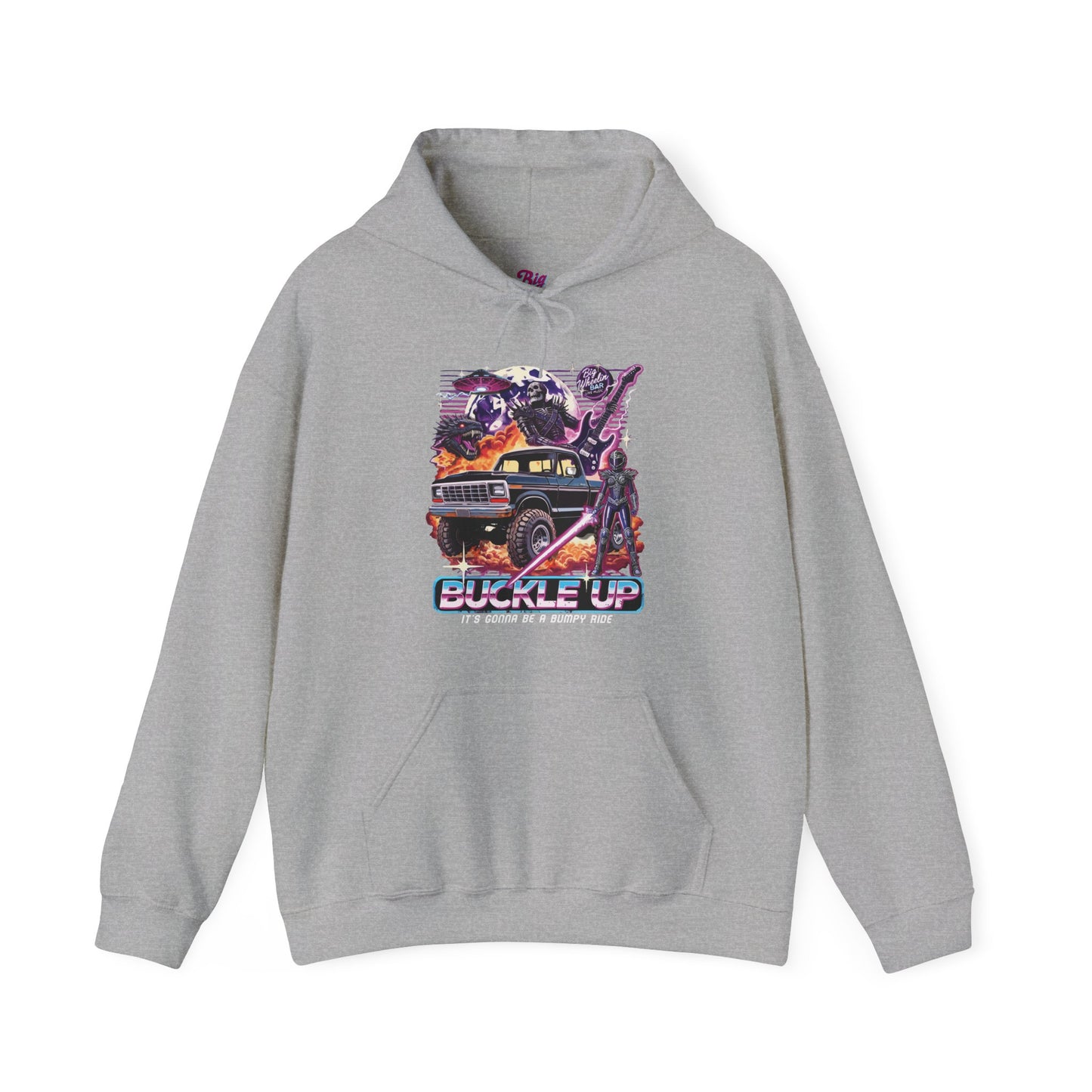 BUCKLE UP Hoodie (Front Graphic)