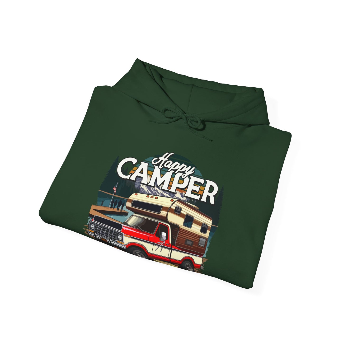 Happy Camper Hoodie (Front Graphic)