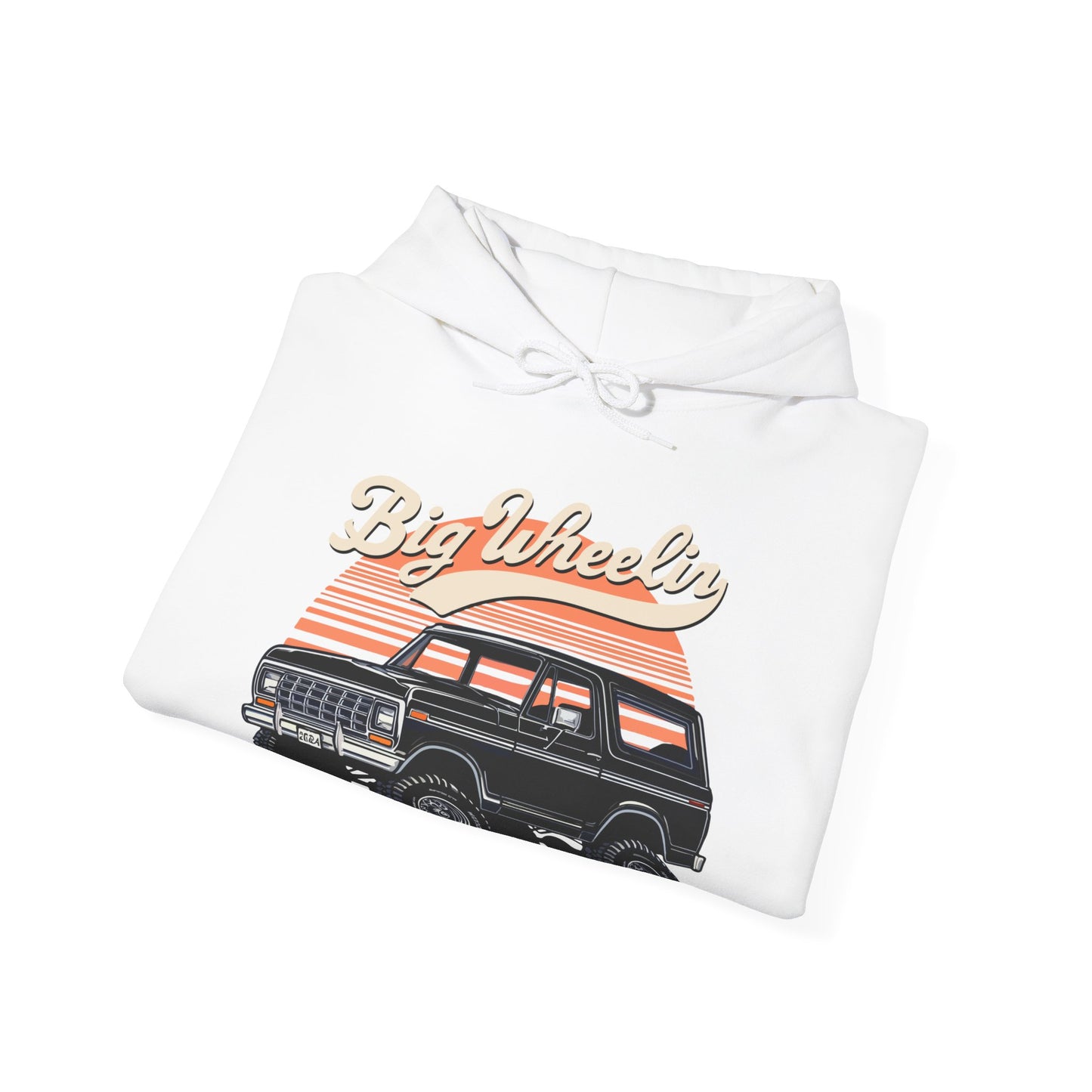 Big Wheelin Classic Hoodie (Front Graphic)