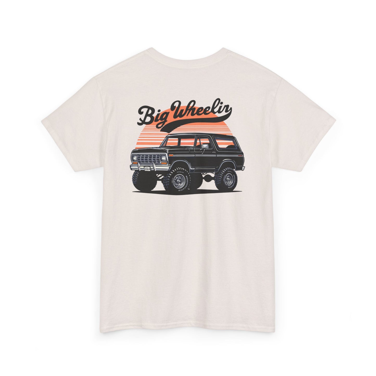 Big Wheelin Black Classic (Back Graphic)