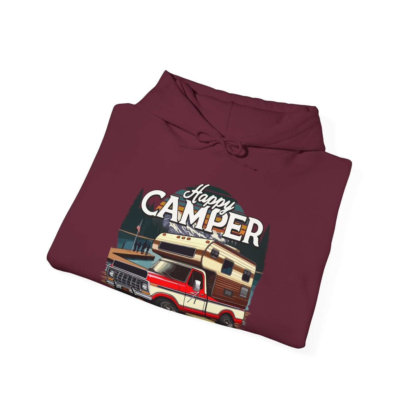 Happy Camper Hoodie (Front Graphic)