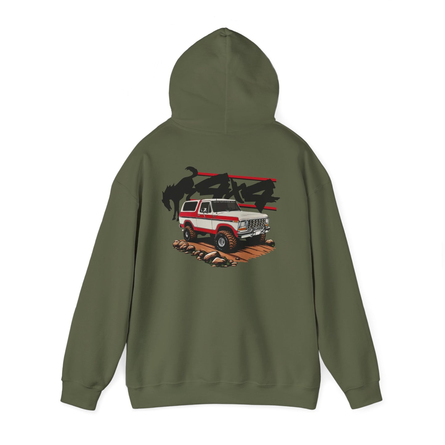 BUCKIN 4X4 Hoodie (Back Graphic)