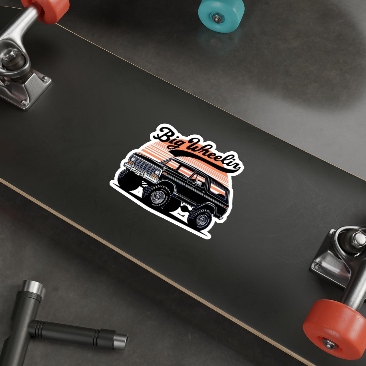 Big Wheelin Classic Die-Cut Sticker