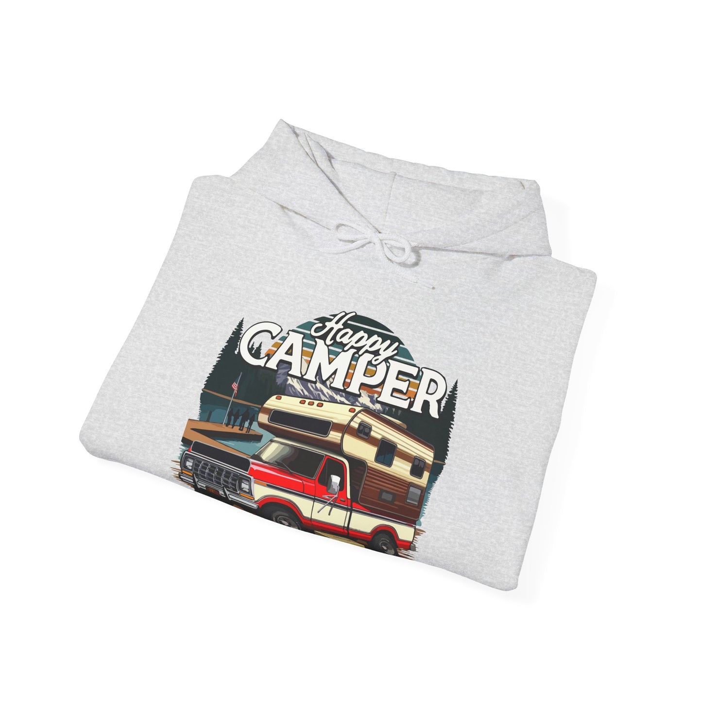Happy Camper Hoodie (Front Graphic)