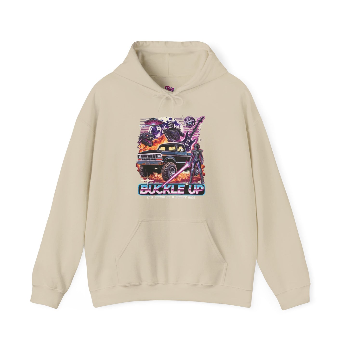 BUCKLE UP Hoodie (Front Graphic)