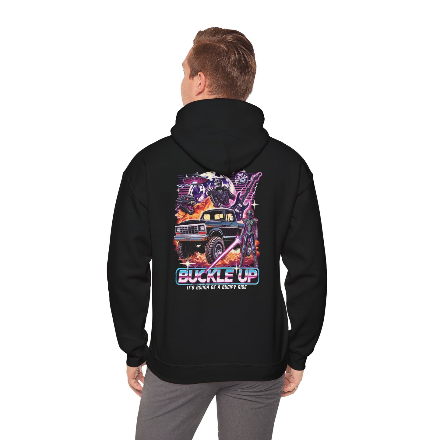 BUCKLE UP Hoodie (Back Graphic)