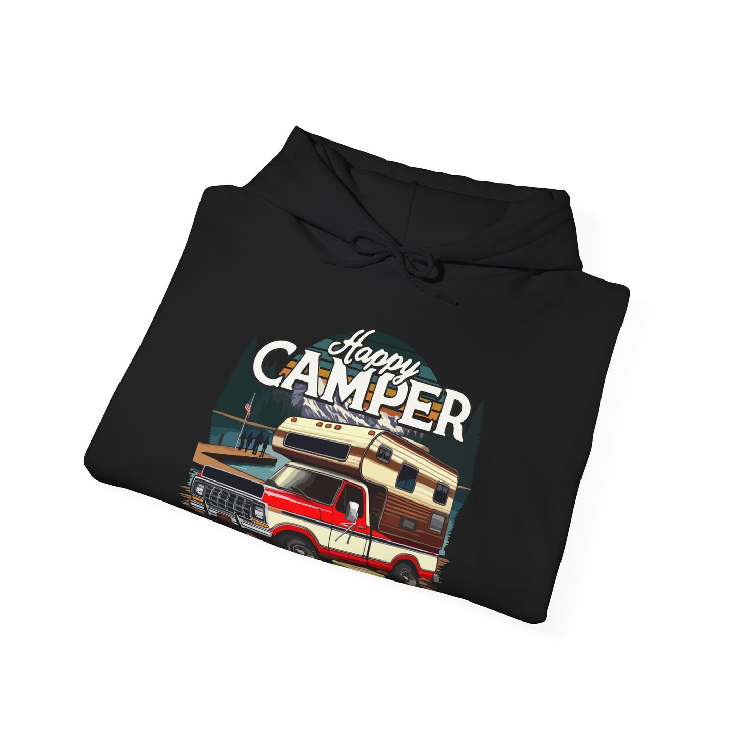 Happy Camper Hoodie (Front Graphic)