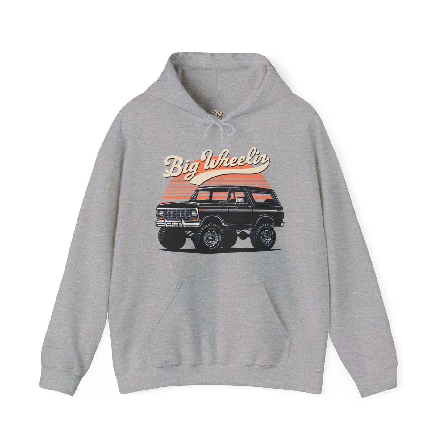 Big Wheelin Classic Hoodie (Front Graphic)