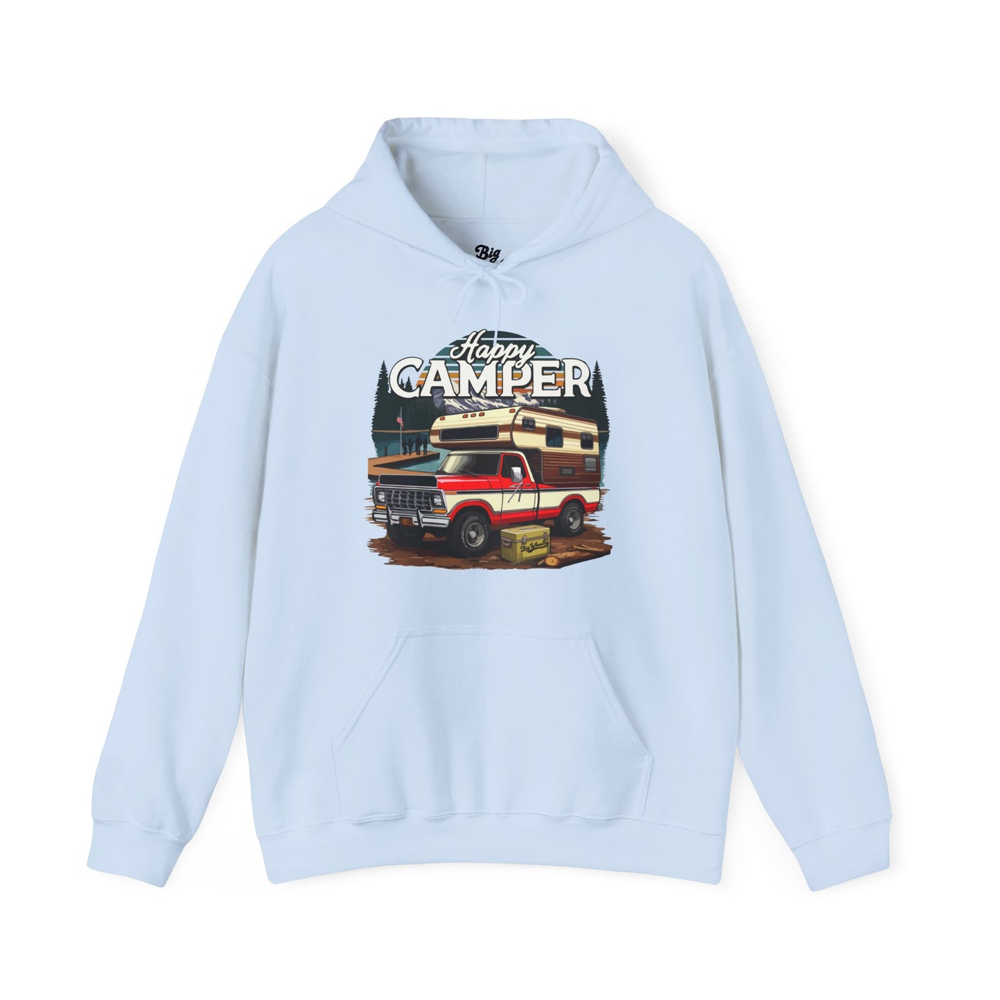 Happy Camper Hoodie (Front Graphic)
