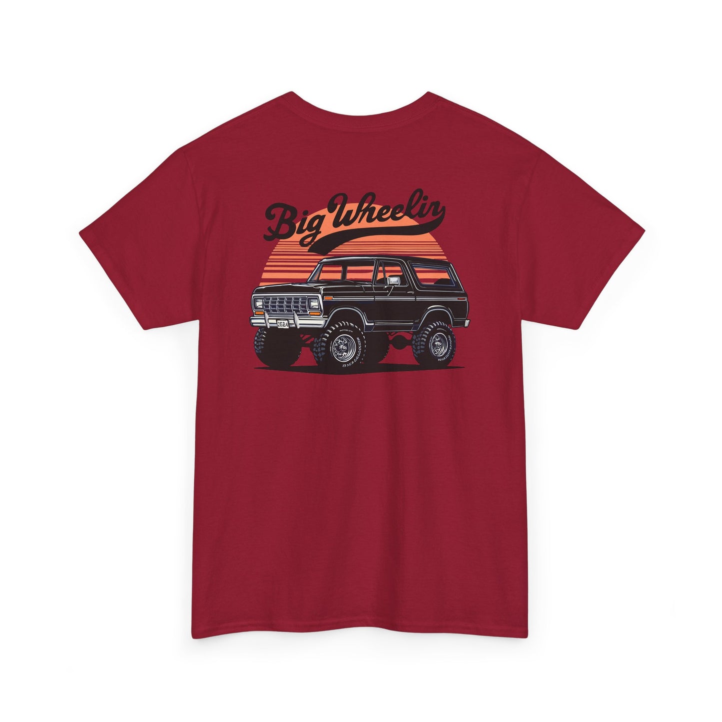 Big Wheelin Black Classic (Back Graphic)