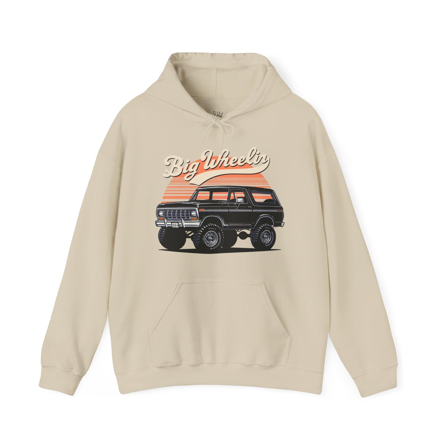 Big Wheelin Classic Hoodie (Front Graphic)