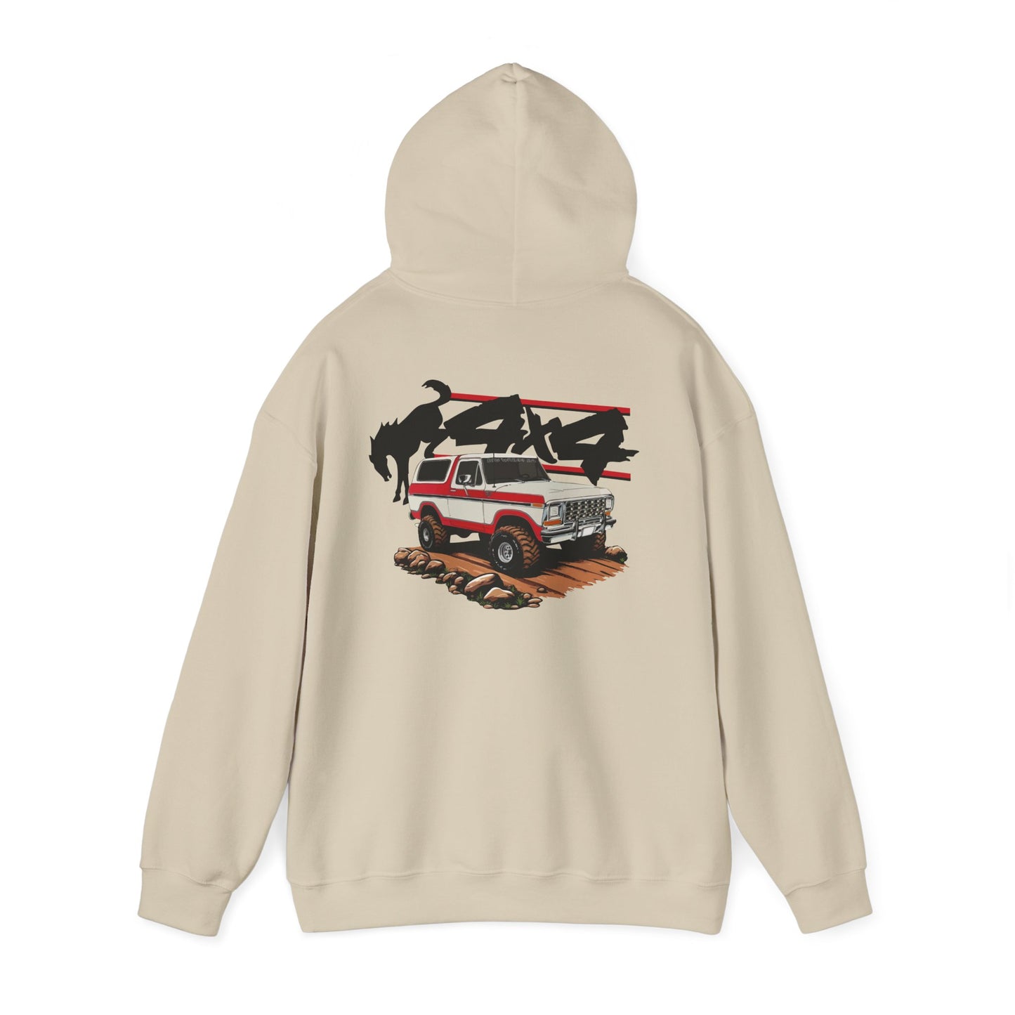 BUCKIN 4X4 Hoodie (Back Graphic)
