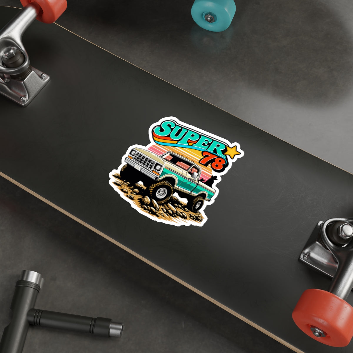 Super 78 Die-Cut Sticker