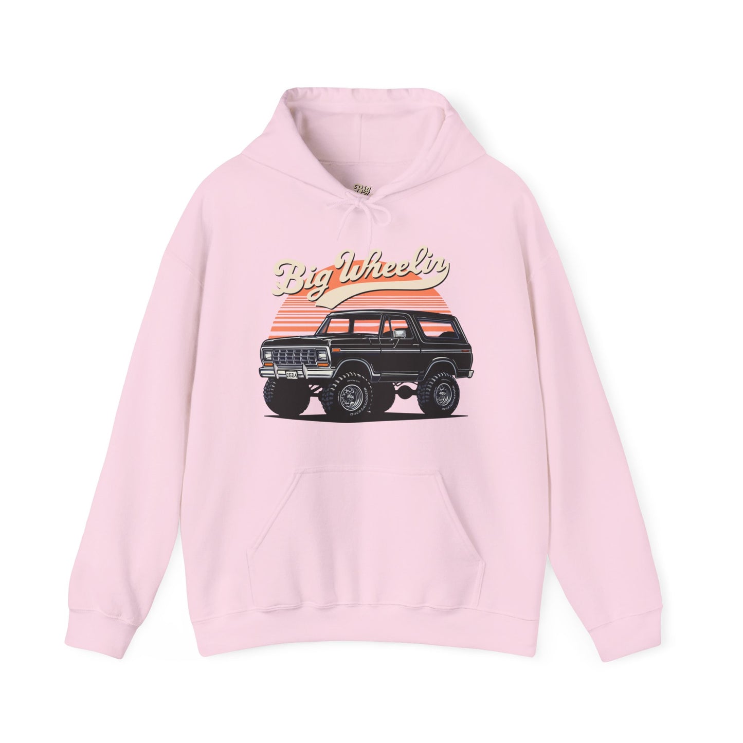 Big Wheelin Classic Hoodie (Front Graphic)