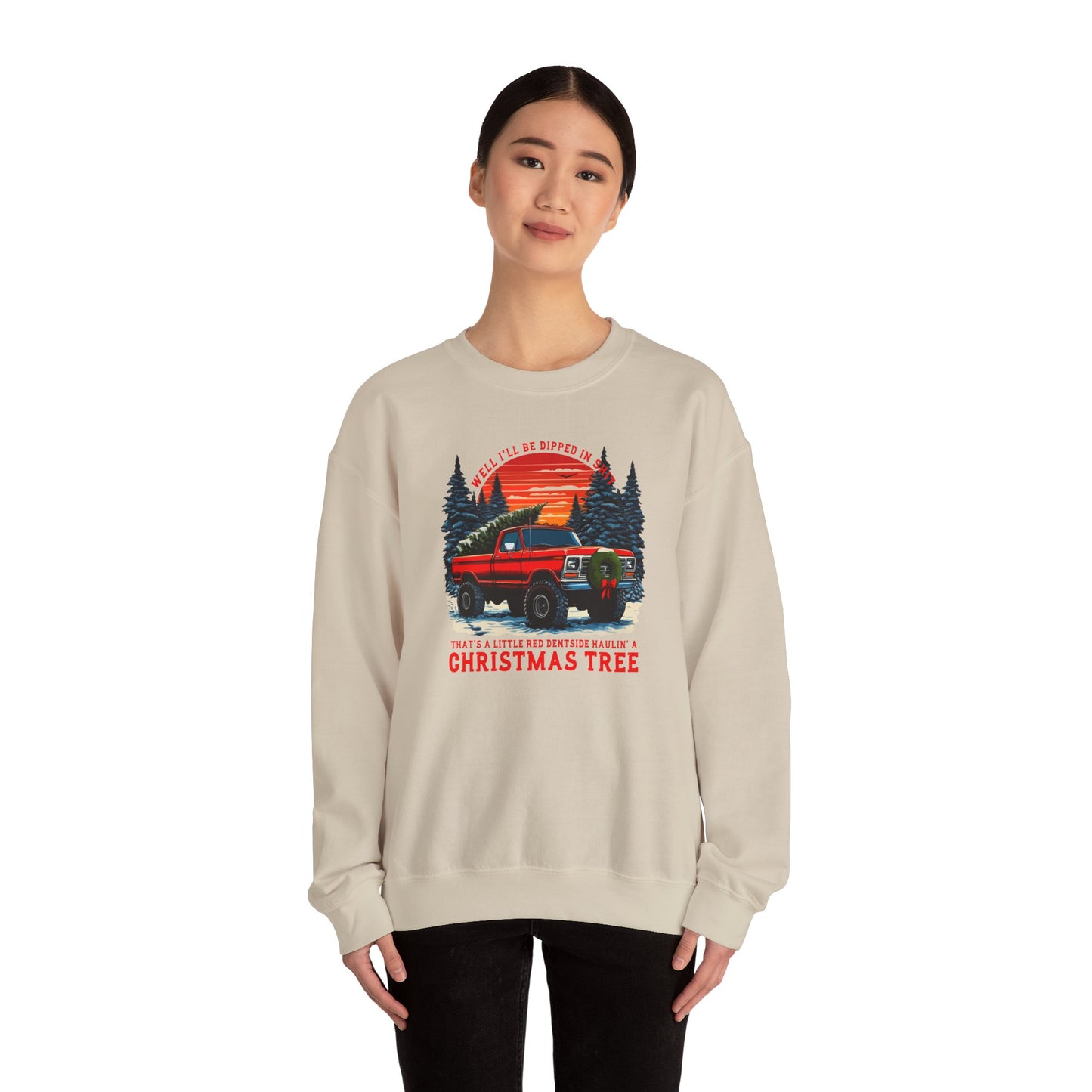 LITTLE RED DENTSIDE Crewneck (Front Graphic)