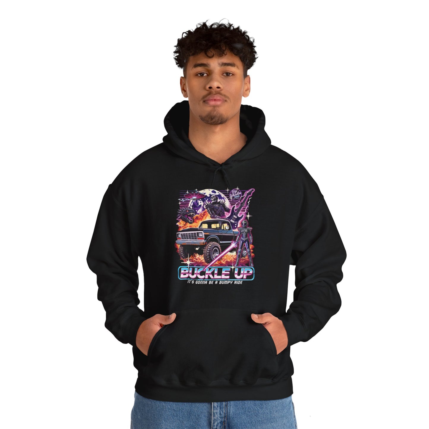 BUCKLE UP Hoodie (Front Graphic)