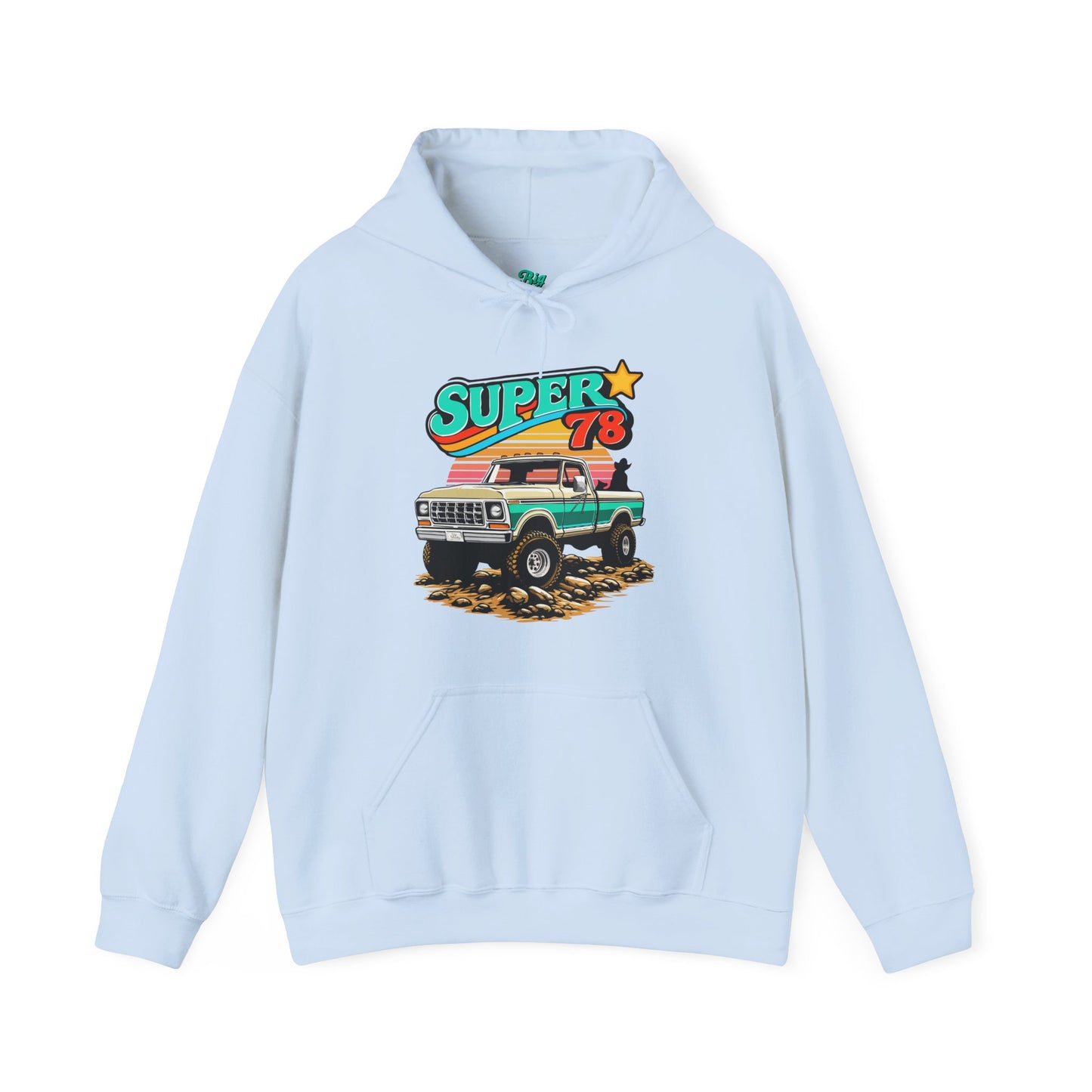 Big Wheelin Star 78 Hoodie (Front Graphic)