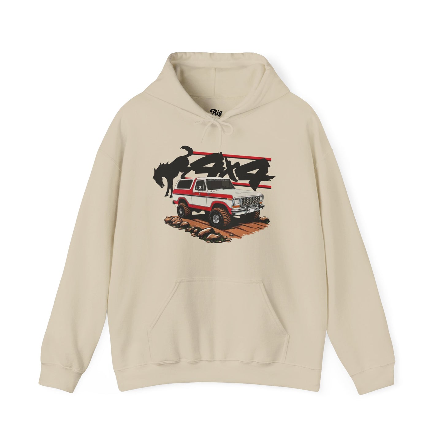 BUCKIN 4X4 Hoodie (Front Graphic)