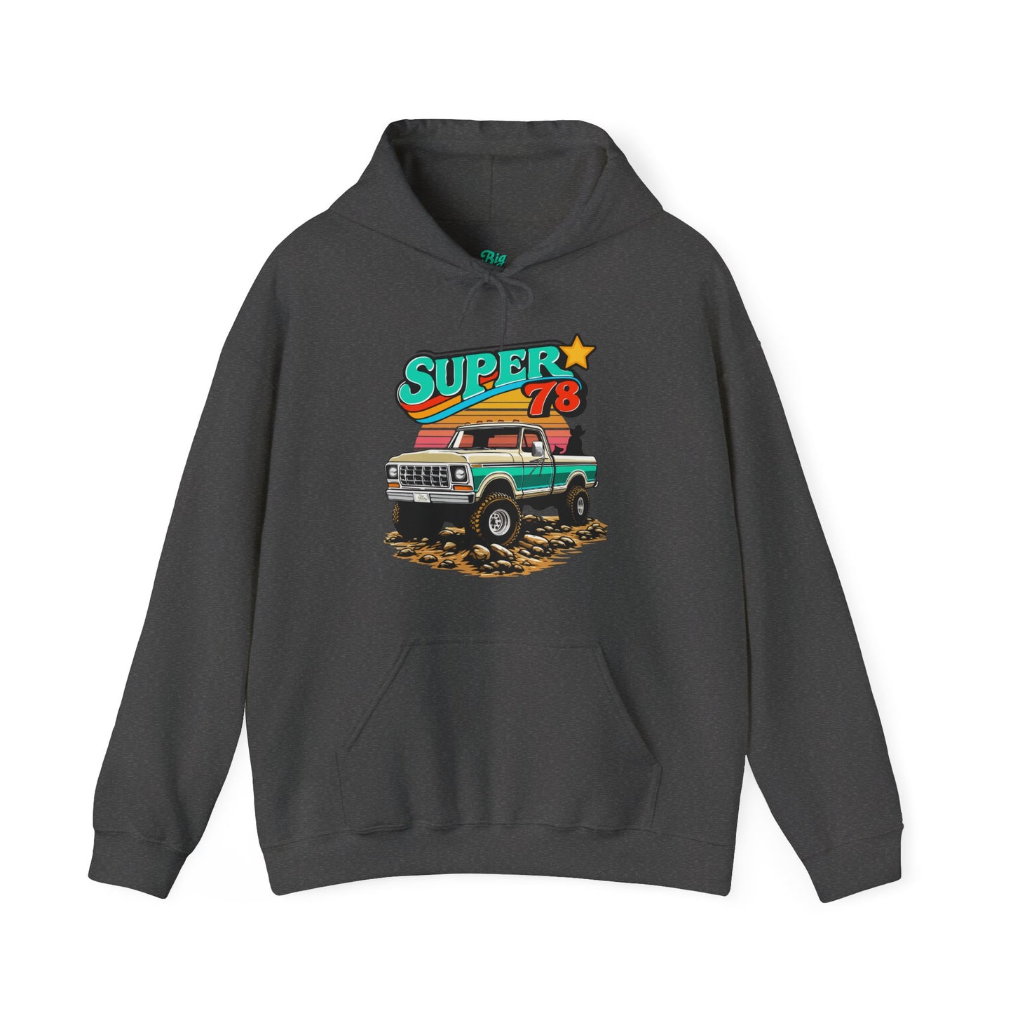 Big Wheelin Star 78 Hoodie (Front Graphic)