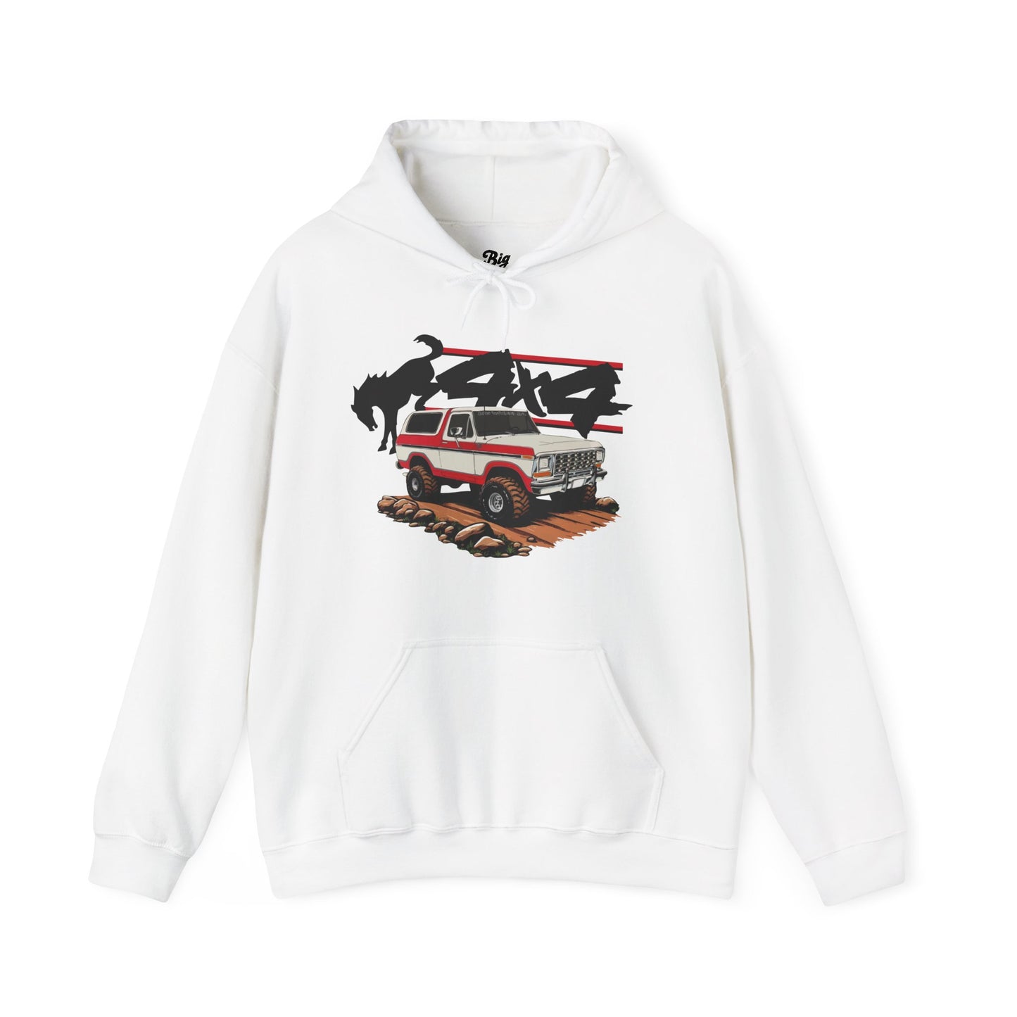 BUCKIN 4X4 Hoodie (Front Graphic)