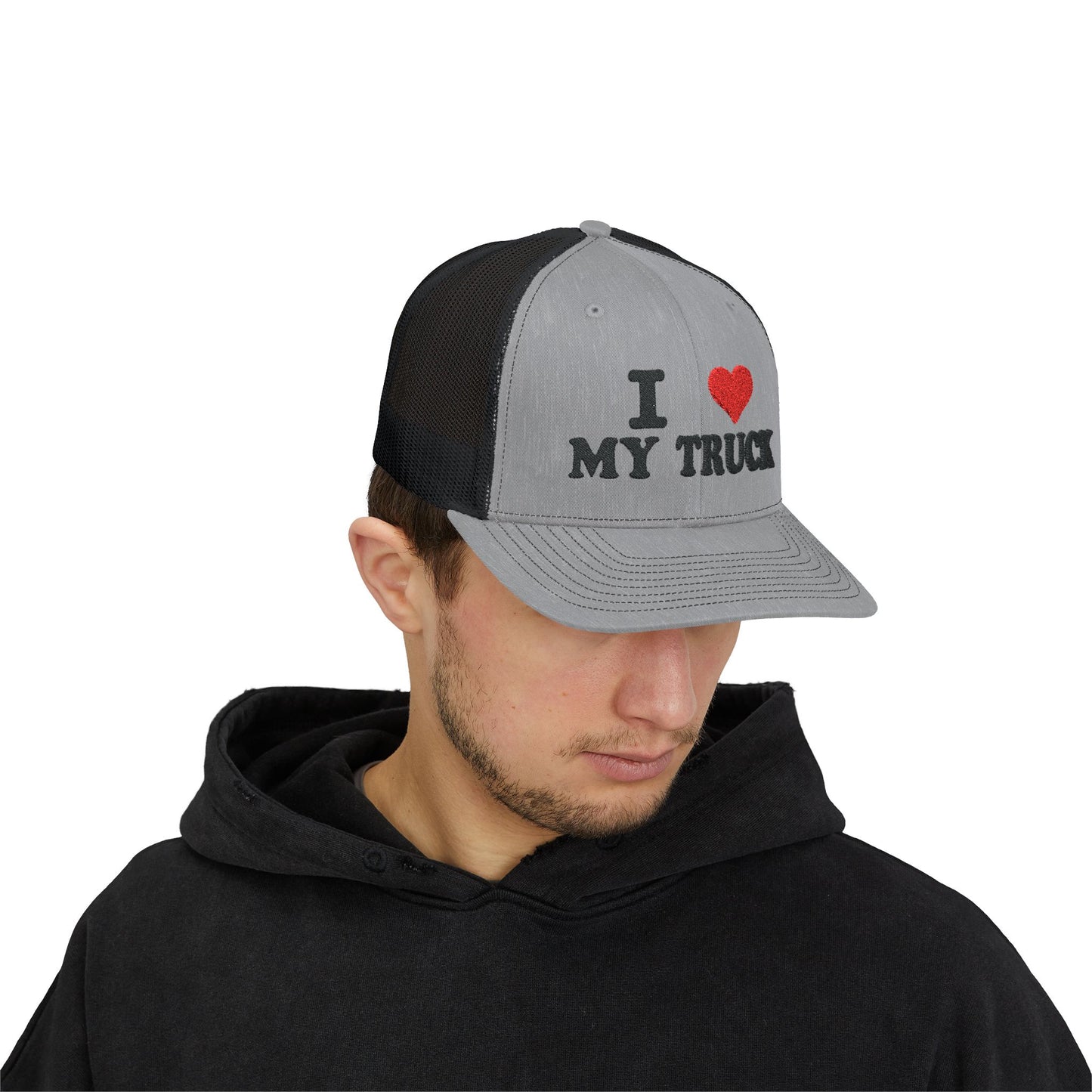 Truck Love Embroidered Snapback Hat