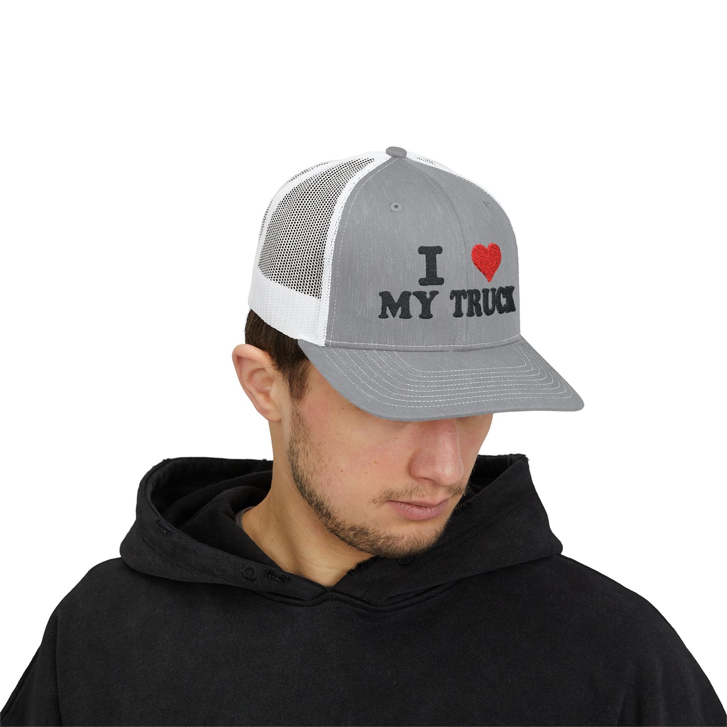 Truck Love Embroidered Snapback Hat