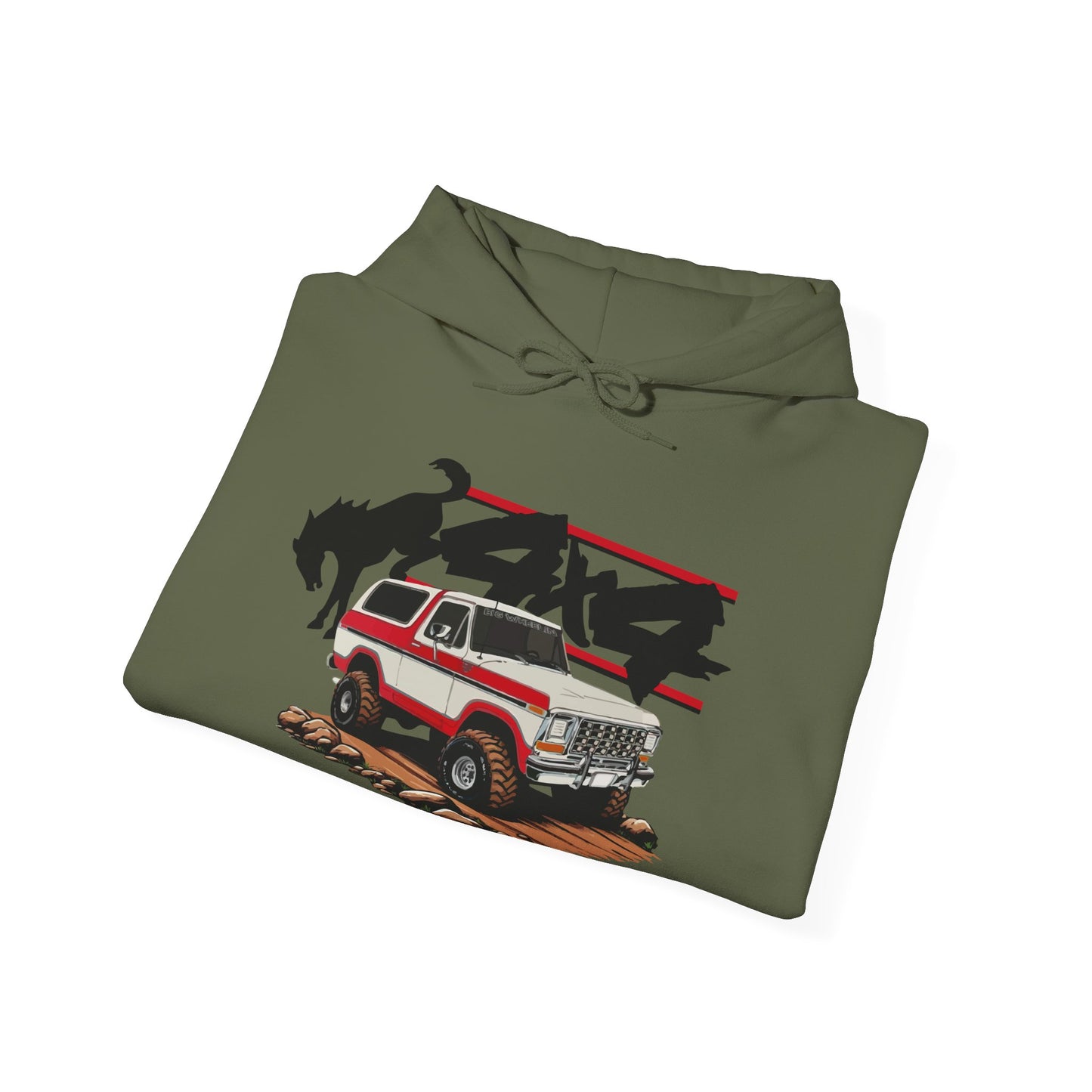BUCKIN 4X4 Hoodie (Front Graphic)