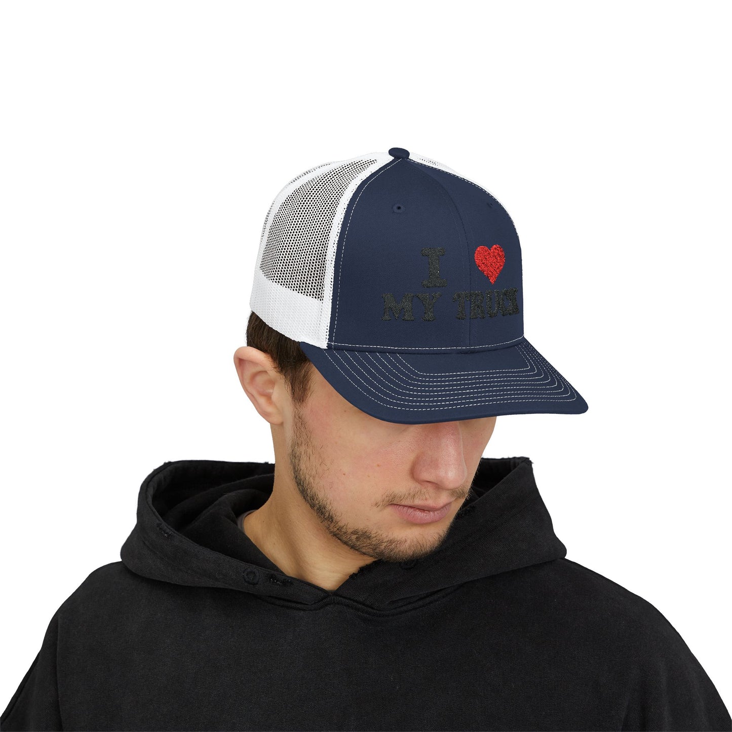 Truck Love Embroidered Snapback Hat