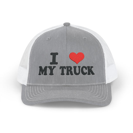 Truck Love Embroidered Snapback Hat