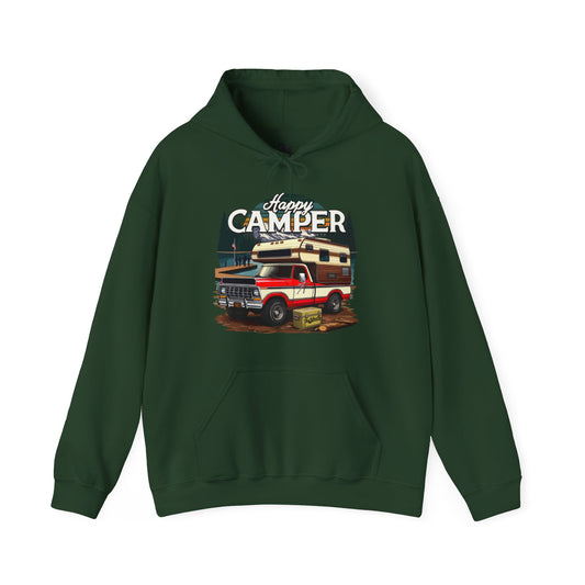 Happy Camper Hoodie (Front Graphic)