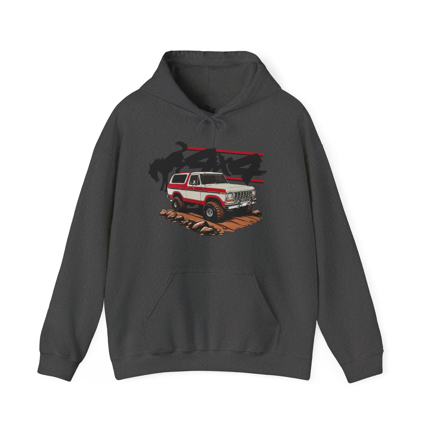 BUCKIN 4X4 Hoodie (Front Graphic)