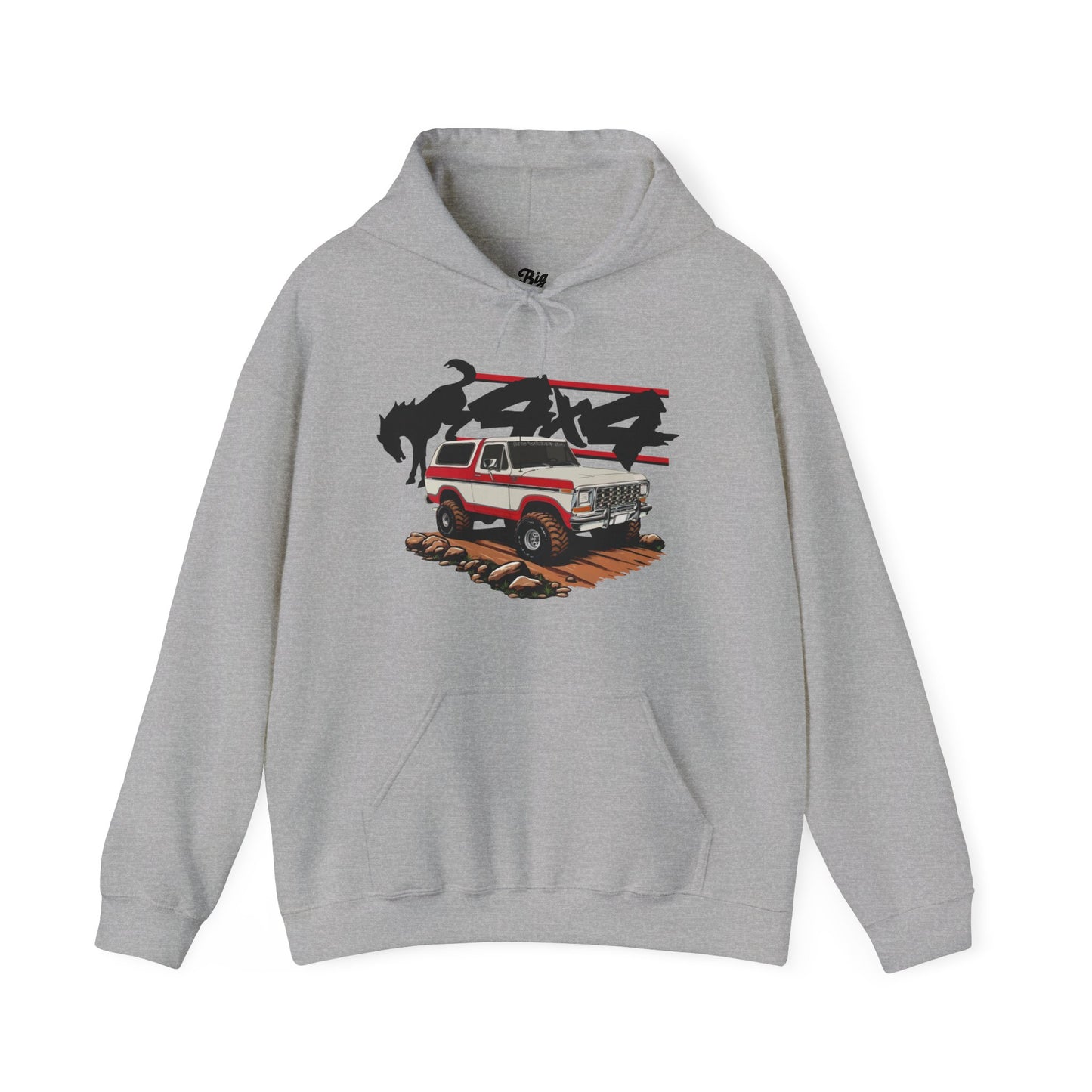 BUCKIN 4X4 Hoodie (Front Graphic)