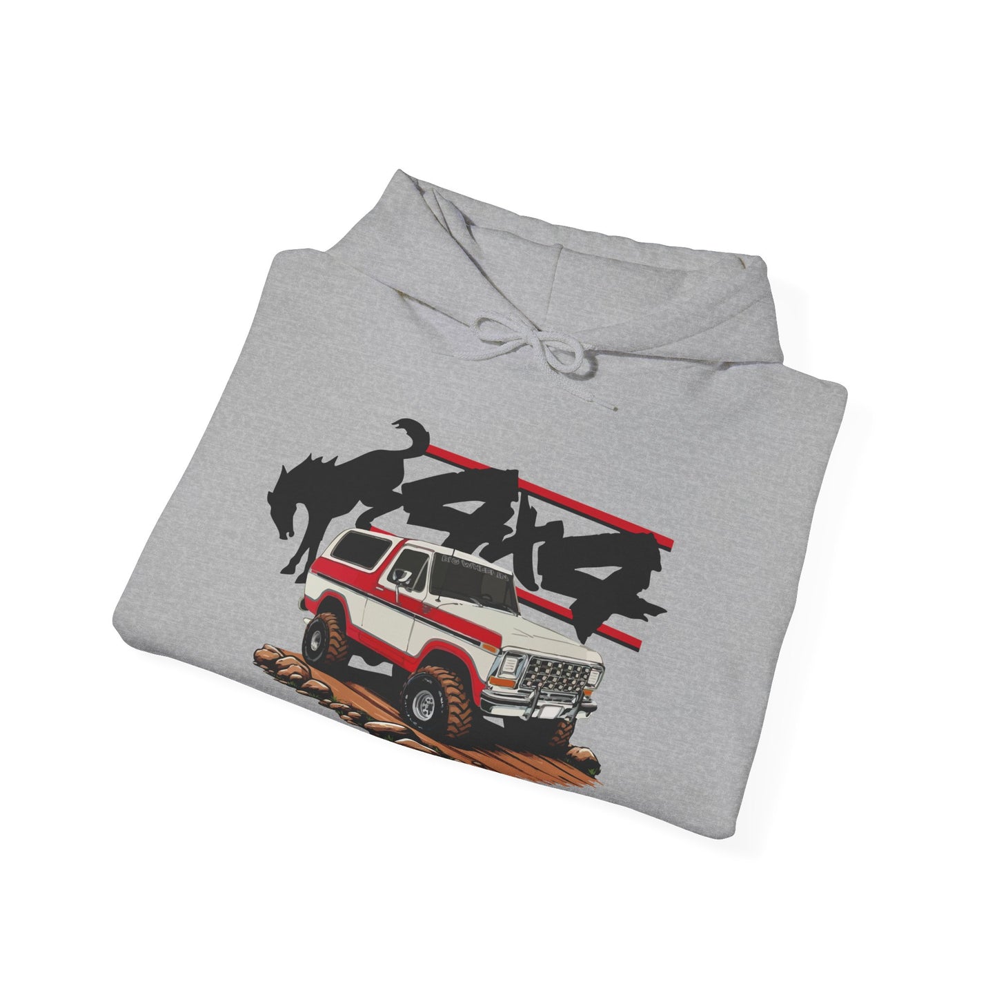 BUCKIN 4X4 Hoodie (Front Graphic)